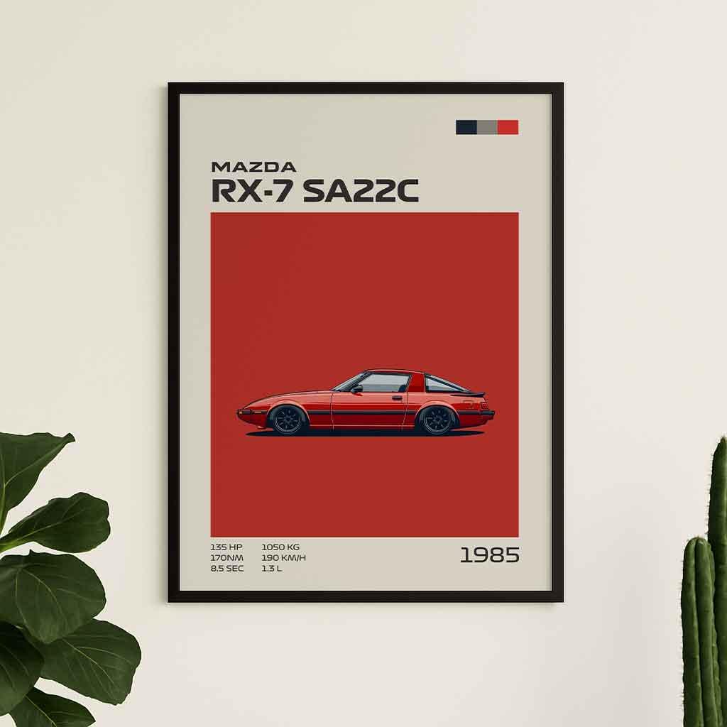 80s Mazda Rx7 Poster - Etsy