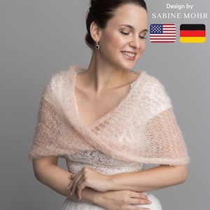 Mohair Bridal Loop Stickmönster: Enkel DIY Bröllopsöverdrag (engelska och tyska)