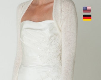 STRICKANLEITUNG für einen Hochzeit Bolero aus weicher Wolle nicht nur für Hochzeiten leicht zu stricken in nur einigen Stunden für Bräute