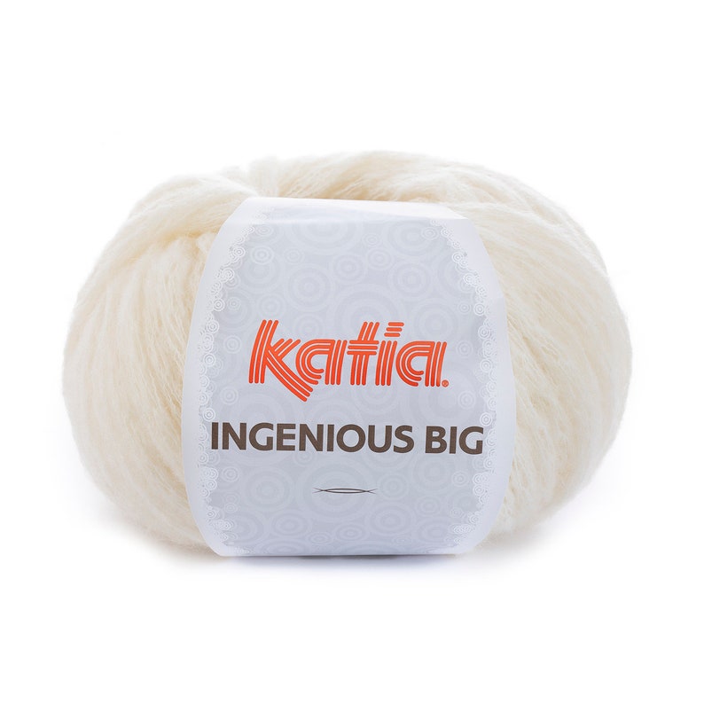 INGENIOUS BIG wool from Katia for knitting sweater, jackets, scarfs and more for fast knitting image 5