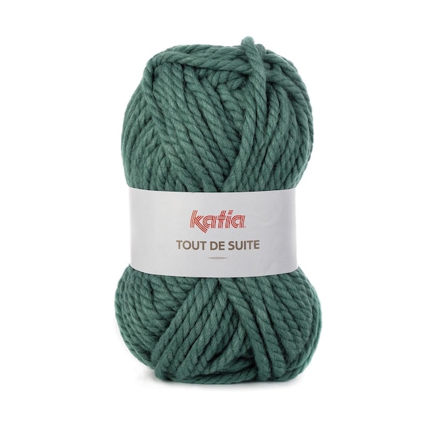 Tout de Suite Wolle von Katia - dicke Wolle für schnelle Strick- und Häkelprojekte für Jacken, Schals und Pullover, Sofadecken und Körbe