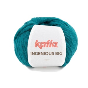 INGENIOUS BIG wool from Katia for knitting sweater, jackets, scarfs and more for fast knitting image 1