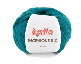 INGENIOUS BIG wool from Katia for knitting sweater, jackets, scarfs and more for fast knitting