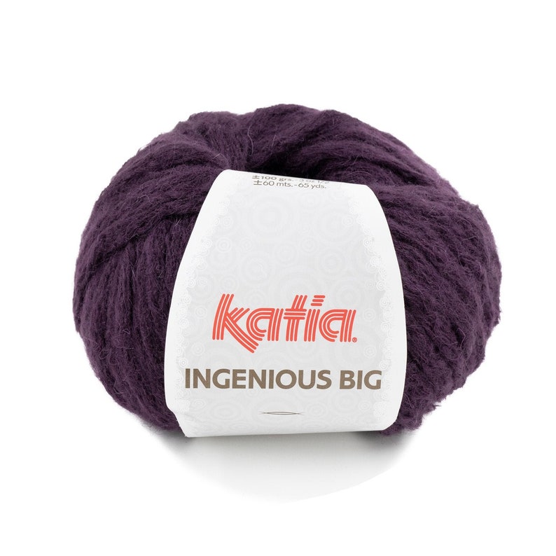 INGENIOUS BIG wool from Katia for knitting sweater, jackets, scarfs and more for fast knitting image 4