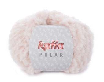Polar Wolle von Katia dicke Wolle zum schnellen Stricken von Loop, Pullover, Stulpen, Strickjacken und Mantel im Fell Look