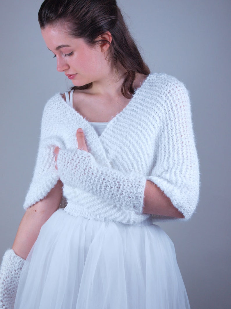 Knitting Pattern for a Bridal Loop Made of Soft Fluffy Wool a Etsy