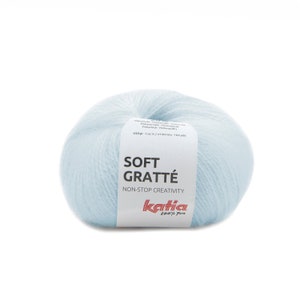 Soft Gratté yarn from KATIA cozy and soft for your knitting projects from scarfs, sweater, jackets, kids wear, cardigan, bolero, pullover