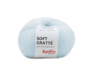 Soft Gratté yarn from KATIA cozy and soft for your knitting projects from scarfs, sweater, jackets, kids wear, cardigan, bolero, pullover