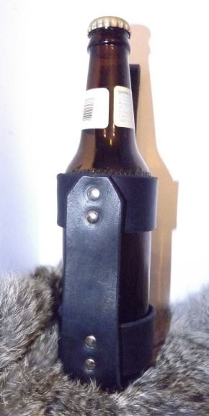 Leather Beer Holster/ Holder image 2