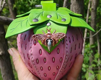 Strawberry Trinket Pouch