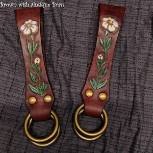 Tooled Flower Skirt Hikes  (Set)