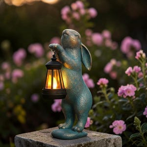 Rabbit Solar Lantern - Etsy