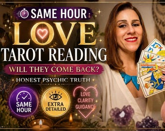 Lectura de Tarot del Amor en la misma hora / Claridad en la relación, Verdad psíquica (¿Volverán?)