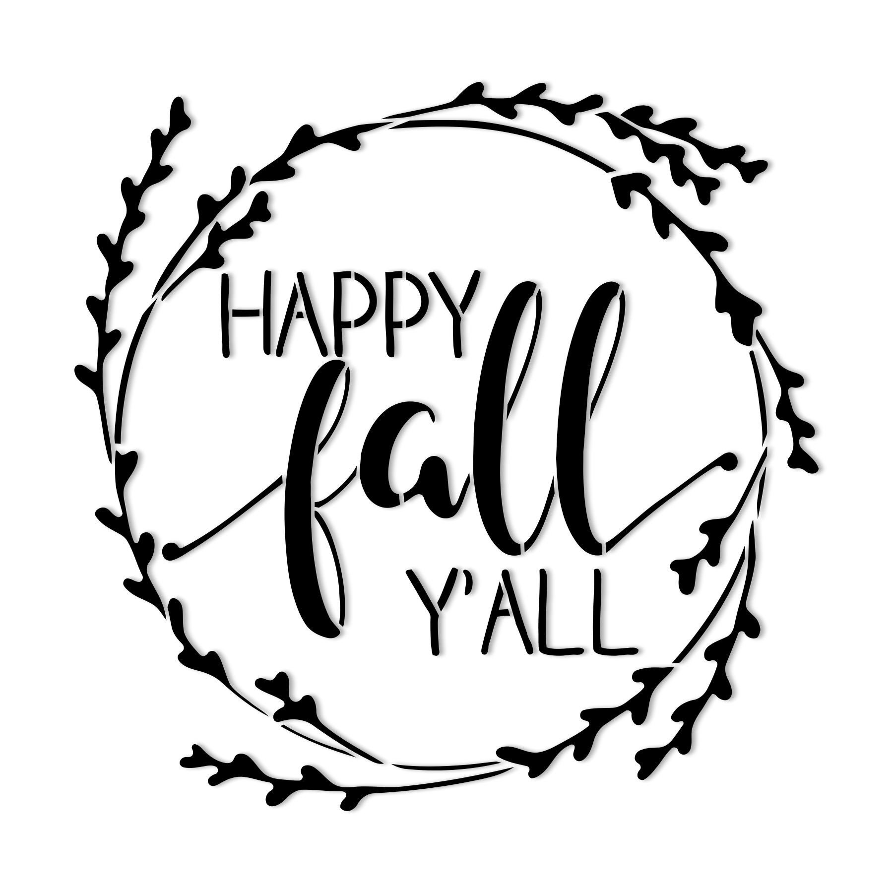 Happy Fall Y all Wreath Stencil Wood Sign Wall Decor Etsy happy-fall-y-all-wreath-stencil-wood-sign-wall-decor-etsy