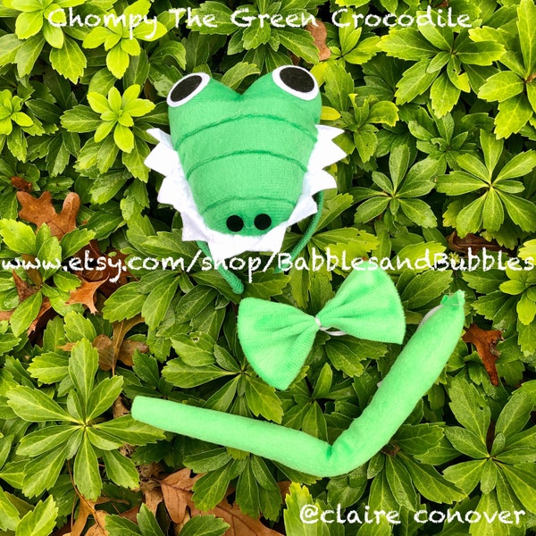 Comfortable Crocodile Headband - Alligator Headband - Fairy Tale Costume - Reptile Costume - Jungle Baby Shower - NEXT DAY SHIPPING