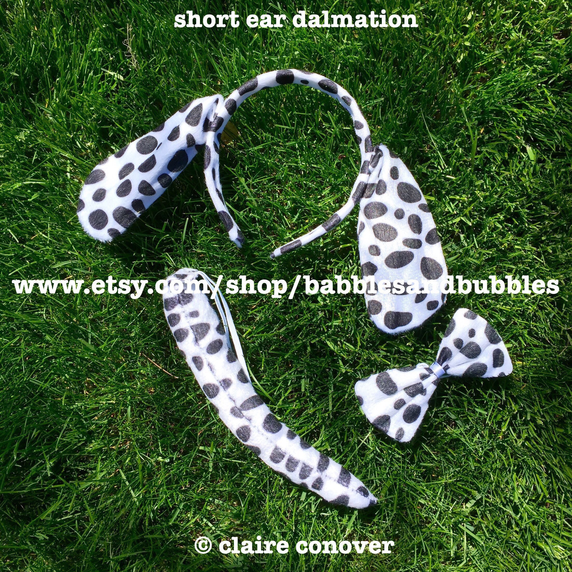 dalmatian ears headband