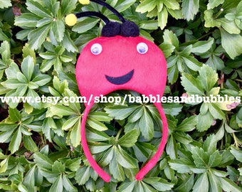Comfortable Ladybug Antenna Headband - Ladybug Costume - Ladybug Birthday - Ladybug Gifts - LadyBug Costume Accessories - NEXT DAY SHIPPING