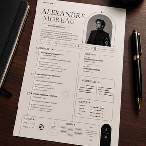 Resume Template Canva ,  Professional CV Template ATS Friendly, Modern Minimalist Resume Bundle Google Docs