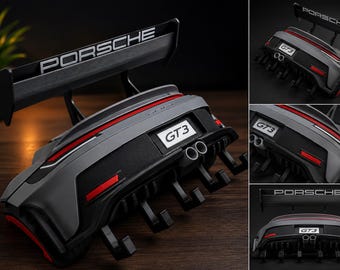 GT3 Style Key Holder Wall Art Automotive