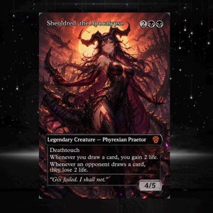 Custom Sheoldred, the Apocalypse Proxy Card Anime Style  Alternate Art Commander EDH Proxy