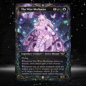 カスタム 賢者モスマン プロキシカード アニメスタイル 別イラスト コマンダー EDH プロキシ