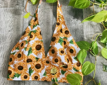 sunflower bralette