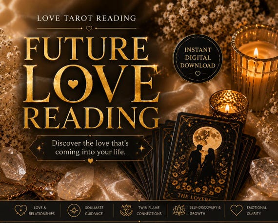 Future Love Tarot Reading | Soulmate Partner Insight (Digital PDF)