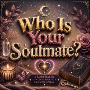 Who Is Your Soulmate? Tarot Reading | Personalized Love Guidance (PDF)
