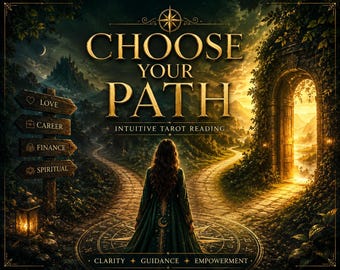 Choose Your Path Tarot Reading | Life Guidance, Decision Making (PDF Download)