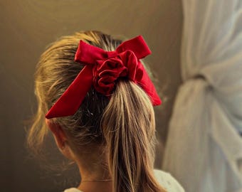 Fascia per capelli con fiocco