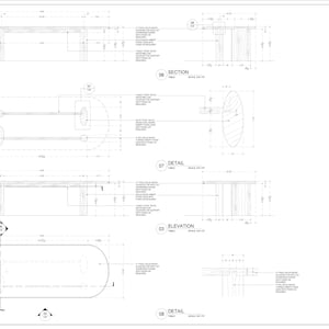 すぐに製作可能なショップ図面 | 特注木工・キャビネットのCAD製図