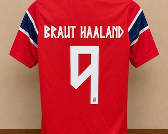 Haaland Norway #9 Soccer Jersey | Norway National Team Football Shirt | New with Tags