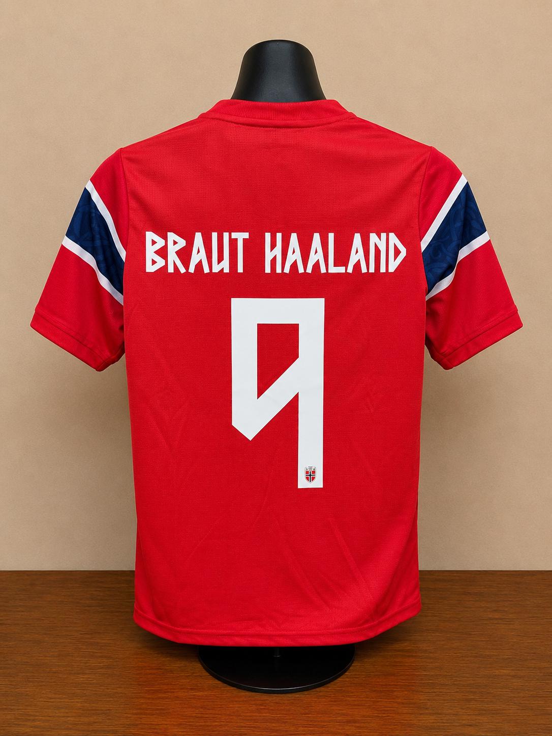 Haaland Norway #9 Soccer Jersey Norway National Team Football Shirt New with Tags