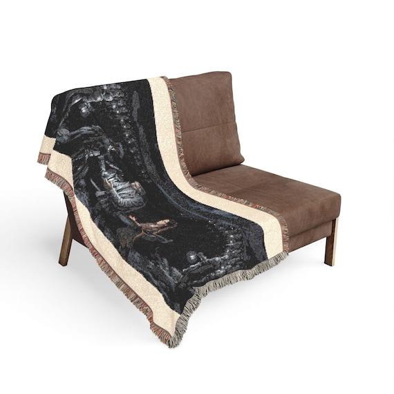 Ferryman's Offering woven blanket by Ferryman's Threads
