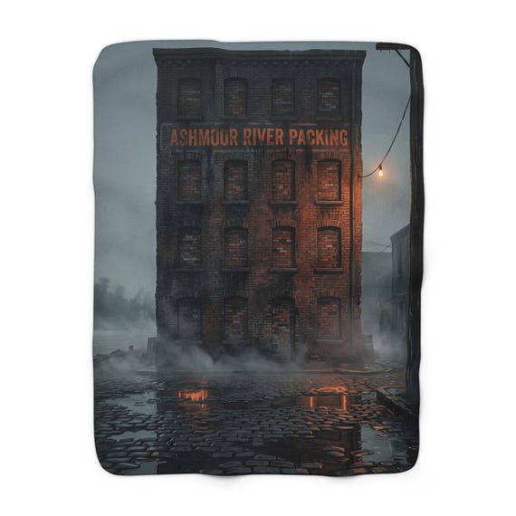 Ashmoor River Packing sherpa blanket by Ferryman's Threads