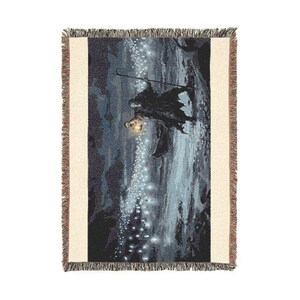 Gothic Throw Blanket, Tapestry or Art Print | Ferryman's Last Stand afbeelding 4