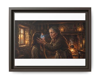 WitchCottage - Witch Cottage | Framed Matte Canvas