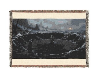 TheFerrymanAndTheCalmTide - The Ferryman and the Calm Tide | Blanket, Poster, or Tapestry
