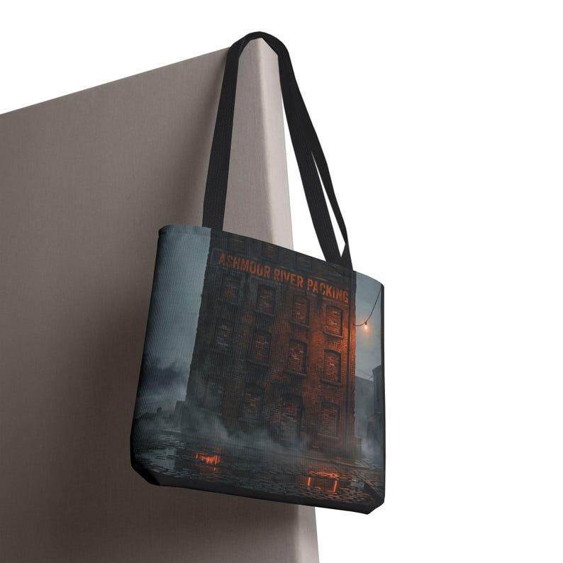 Ashmoor River Packing Tote Bag - Gothic Industrial Book Bag image 16