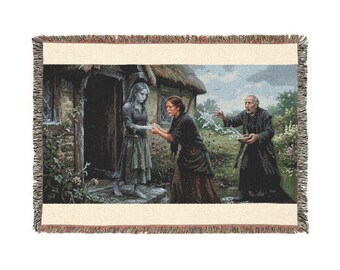FrostTouchonSummerDoor - Frost Touch on Summer Door | Blanket, Poster, or Tapestry