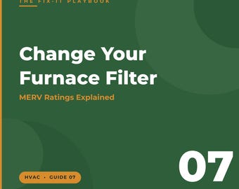 Guide för byte av ugnsfilter | MERV-klassificering, storlek, riktning (PDF-nedladdning)