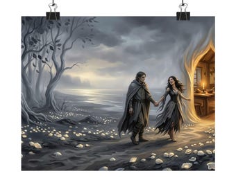 The Gothic Tarot Wall Art Poster - Mystic Doorway Print