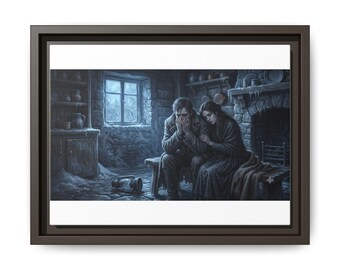 FrozenKitchenDespair - Frozen Kitchen Despair | Framed Matte Canvas