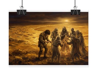 Desert Fellowship - Golden Hour Gathering | Rolled Poster