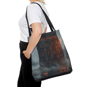 Ashmoor River Packing Tote Bag - Gothic Industrial Book Bag image 20