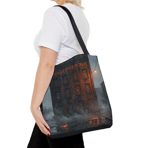 Ashmoor River Packing Tote Bag - Gothic Industrial Book Bag image 12