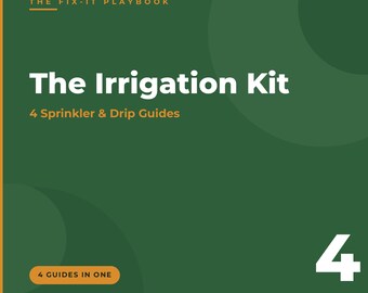 Bevattningsreparationssats | 4 sprinkler- och droppguider (PDF-nedladdning)