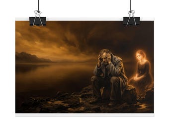 The Gold That Forgets - Lakeside Vigil | Rolled Poster