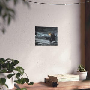 Gothic Throw Blanket, Tapestry or Art Print | Ferryman's Last Stand afbeelding 8