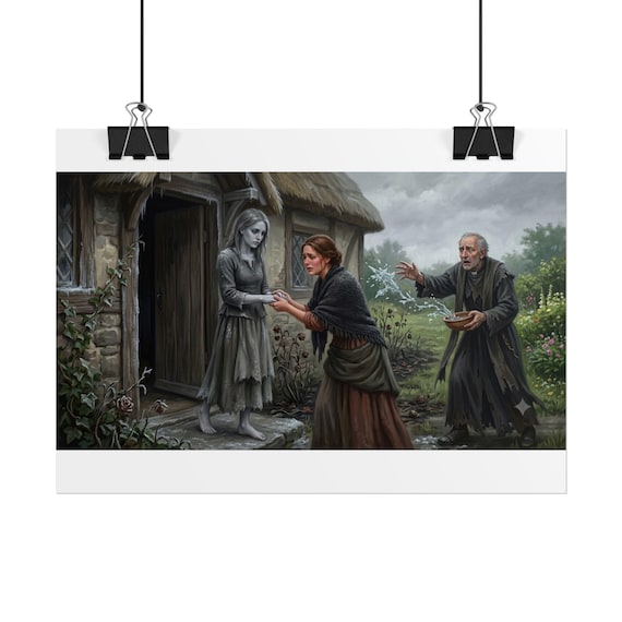 Frost Touch on Summer Door wall art print by Ferryman's Threads